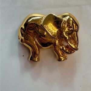 Hermès vintage elephant pin